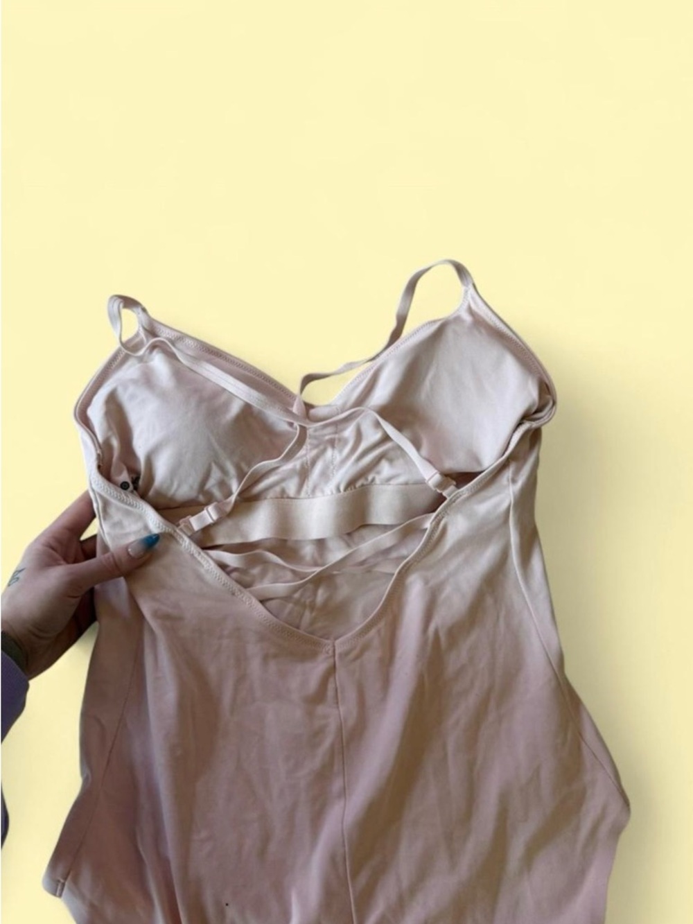 Athleta Avant Bodysuit, Milkshake Pink Size XL - Picture 7 of 8